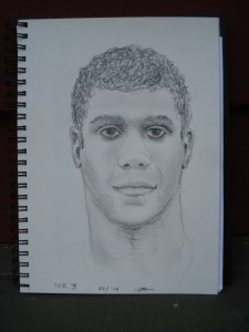 russell wilson sketch